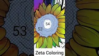 Digital painting viral video | Zeta Coloring pages | Satisfying Digital painting viral video 