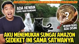 AKU MENEMUKAN SUNGAI AMAZON! BISA SEDEKET INI SAMA SATWA! ADA HEWAN LEPAS DARI KANDANG! FAUNALAND!
