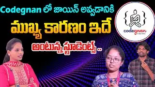 Best Coding Institute for Freshers? 🧑&zwj;💻 | Codegnan Placement Reality || SumanTV Shirisha
