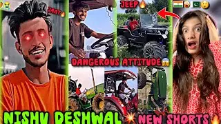 reaction On nishu Deshwal dangerous😱attitude😈videos🔥/shorts #nishudaswal #jaat #nishubhai