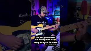 Can You Guess Where Im Moving To? #electricguitar #countrymusic #guitarist