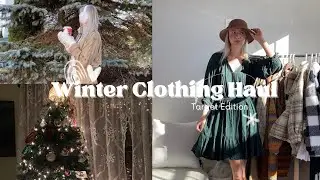 WINTER FASHION HAUL: target try on haul: knit sweaters, holiday dresses, & more!