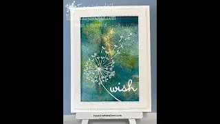 Golden Dandelion Wishes With Brushos