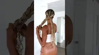 Low elegant bun with braids 🤎 #shorts #howtostyle #braidstyles