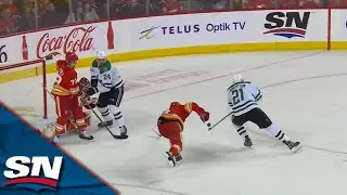 Stars' Robertson Gets Andersson Leaning With A Toe-Drag, Roofs The Backhand For OT Winner