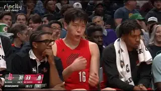 Yang Hansen full highlights vs. Houston Rockets - 2 Points, 1 Offensive Rebound, 1 Assist