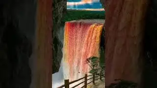 Red Waterfall