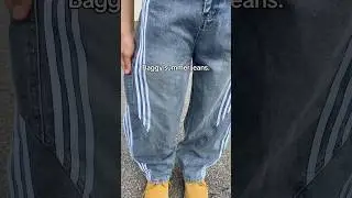 The best baggy jeans #streetwear #mensfashion #baggyjeans #skinnyjeans