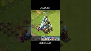 Hidden tesla vs Every Troops | Clash of Clans #clashofclans #coc #shorts