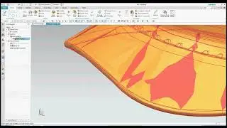 Manual Core Cavity Extraction on Radius parting line.