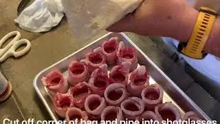 Pig Shots on the PK Grill