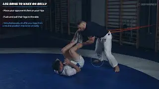 Leg Drag to Knee On Belly | Master Pressure and Control Over Your Opponent with Dopa Bands