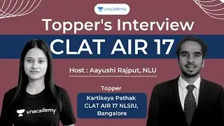 CLAT | CLAT Topper Interview | Strategy to CRACK CLAT | CLAT AIR 17 | Aayushi Rajput