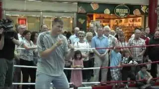 Universum Box Promotion Pressetraining Alexander Dimitrenko Eddie Chambers