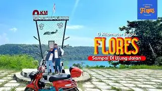 Akhirnya Finish di KM 0 Pulau Flores, Pasutri Ini Motoran dari Jakarta ke Flores 🏁