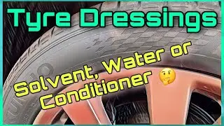 TYRE DRESSINGS , 7 different brands tried & testing their longevity #detailing #carcleaning