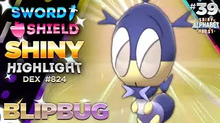 LET'S FREAKING GO! :D  SHINY BLIPBUG! | Sword and Shield Shiny Reaction | #39