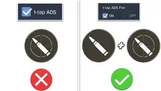 1-Tap ADS Vs 1-Tap ADS Fire | Best ADS Fire Button Setting For BattleRoyale?