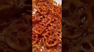 Nadru chips | Lotus stem chips #crispy #lotusstem #nadru