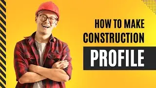 Construction Company Profile Template | How to Make a Nice Company Profile #companyprofile