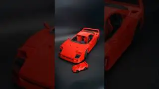 3D-Printed mini F40 #3dprint #3dprinting #cars #f40 #ferrari #supercar #hypercar #car #3dprinter