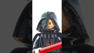 My custom LEGO Darth Vader damaged helmet