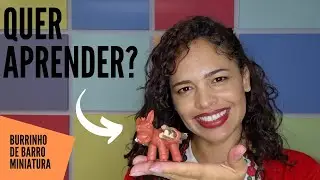 como fazer burrinho de barro miniatura
