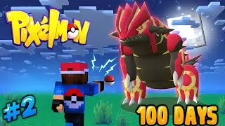 100 Days Minecraft Pixelmon - The Legendary Hunting | Episode -2