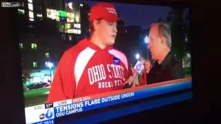 Skateboarder Trolls Live News Report On Donald Trump