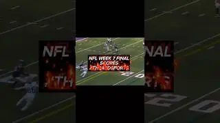 #th3atdsportsnfl HIGHLIGHTS AND FINAL SCORES FROM WEEK 7 IN THE NFL!!! #reels #nflscores #week7