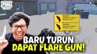 BENERAN NIH? BARU TURUN DAPAT FLARE GUN! MILITARY BASE HOKI BANGET! - PUBG MOBILE