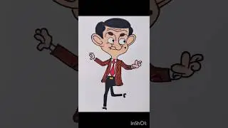 How to Draw Mr.Bean #art #artist #howtodraw#anime#cartoon#mr.bean#shortsvideo