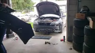 2008 Subaru Impreza: M-TECH 5000K H11 CANBUS HID KIT, NEW FOGLIGHT HOUSINGS INSTALL.