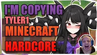 IM COPYING TYLER1 - HARDCORE MawCraft! - Mawi plays Minecraft
