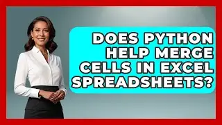 Does Python Help Merge Cells In Excel Spreadsheets? - Python Code School