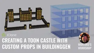 BuildingGen Cartoon Castle Import & Build
