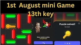 1st August mini game complete steps | how to Play mini game on hamster combat| freelancing mentor