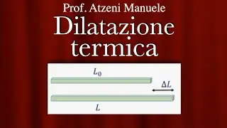 La dilatazione termica - Teoria + esercizio @ProfAtzeni ISCIRIVITI