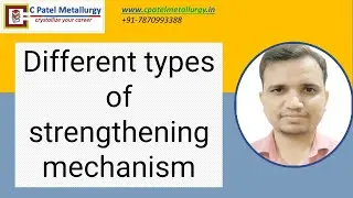 Different types of strengthening mechanism