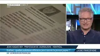 La presse papier qu&eacute;b&eacute;coise se porte mal, analyse