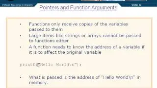 06 04 Pointers & Function Arguments | C Tutorial