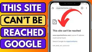 how to fix this site can't be reached error in google chrome on iphone