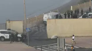 Ceuta registra una de las peores noches de presión de inmigrantes