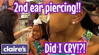 2nd Ear Piercing at CLAIRE’S!!✨- McKhenlyMonroe