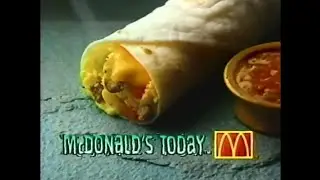 1991 - McDonald's - Burrito Wrap Rap Commercial 🌯 