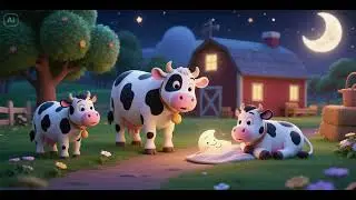 Goodnight Farm | Moo Moo Cow&rsquo;s Lullaby | Nursery Rhymes & Kids Songs