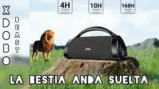 Xdobo Beast 1982🔥🔥🔥120 watts a precio rompedor 🦁 quiere acabar con todos! #bluetoothspeaker #xdobo