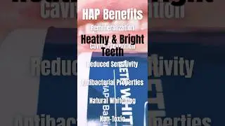 HAP Benefits: Healthy, White Teeth Hydroapatite #teeth #teethwhitening #teethcleaning