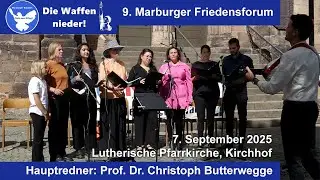 9. Marburger Friedensforum - 7. September 2025 - Lutherische Pfarrkirche, Kirchhof