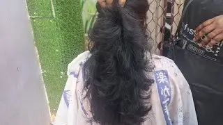 Batter fly hair #stude pepar dene jana tha pahle hair cutting fir BA ki pepar 😁😂#Longvlog#viral🙏